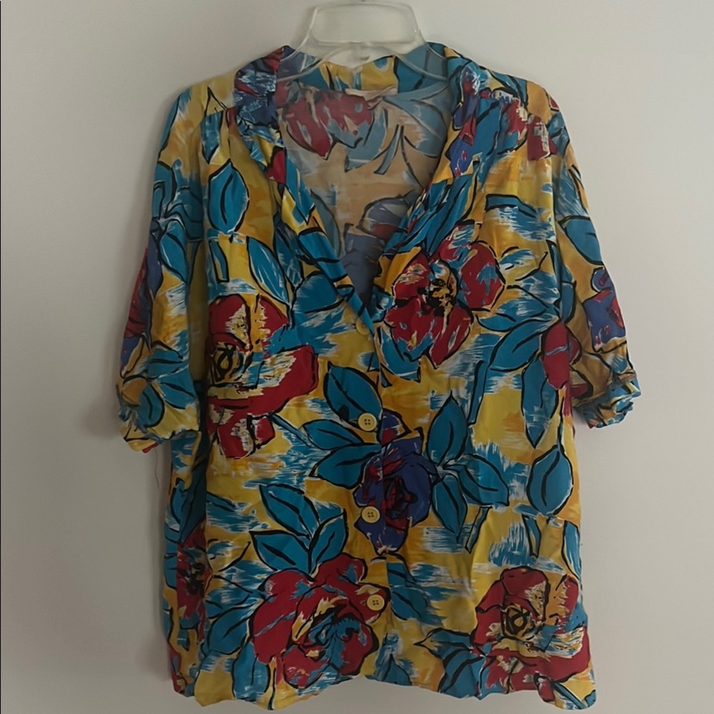 Floral Women's Top - Multicolor